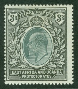 SG 11 East Africa & Uganda 1903-04. 3r grey-green & black. A fine fresh...