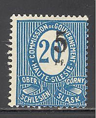 Upper Silesia Sc # 11 mint hinged (RS)