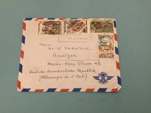 Senegal 1963 to Germany Wild Animal Air Mail Stamps Cover R41554