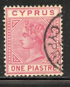 Cyprus # 21, Used.