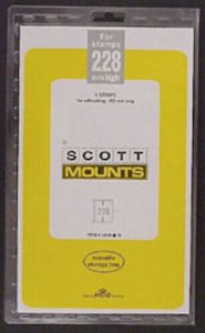 Scott/Prinz Pre-Cut Souvenir Sheets Small Panes Stamp Mounts 152x228 #1008 Black