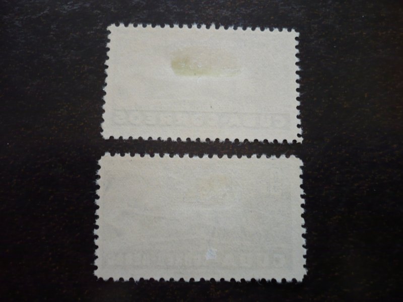 Stamps - Cuba - Scott# 531,C107 - Mint Hinged Set of 2 Stamps