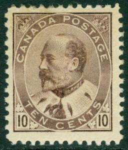 EDW1949SELL : CANADA 1903 Sc #93 Mint OG Deep color w/ sharp impression Cat $400