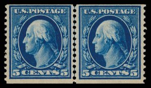 MALACK 355 F/VF OG NH, Line Pair, w/PSE (09/07) CERT..MORE.. gg3330