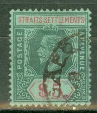 IO: Straits Settlements 167 used CV $85