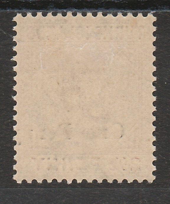 TURKS ISLANDS 1889 QV ONE PENNY ON 21/2D VARIETY C FOR O 