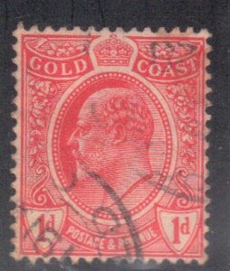 GOLD COAST SCOTT #50 USED 1904-07 1d  SEE SCAN