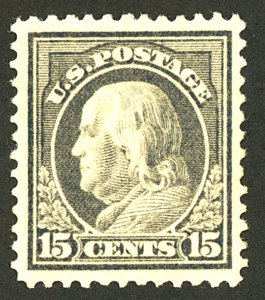 U.S. #418 MINT OG HR