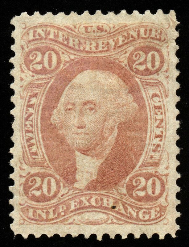 a9 U.S. Revenue Scott R42c 20c Inland Exchange, large margins, face-free cancel