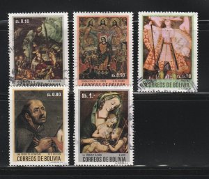 Bolivia 544-548 Set U Art, Paintings