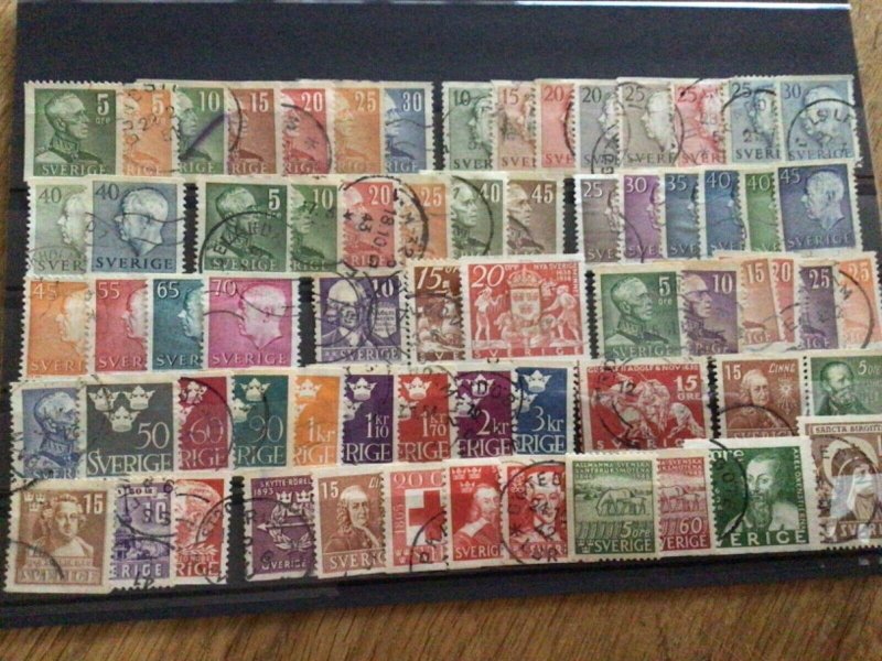 Sweden mounted mint or used stamps  A12402