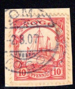 German Togo #9, Lome CDS dated 2 August 1907 ^