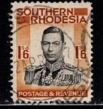 Southern Rhodesia - #51 King George VI - Used