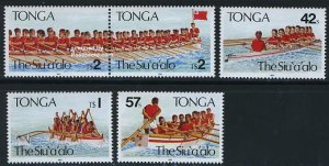 Tonga 1991, Rowing regatta 5v (3v [:]), MNH