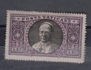 Vatican MLH stamp  # 31  CV $40.00