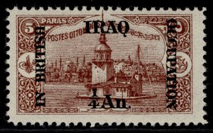 IRAQ GV SG1, ¼a on 5pa dull purple, M MINT.