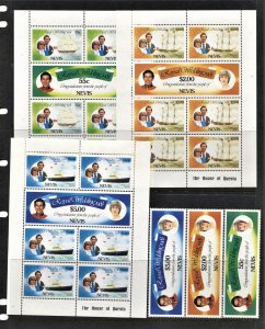 STAMP STATION PERTH Nevis # Selection Royal Wedding 1981 MNH Unchecked