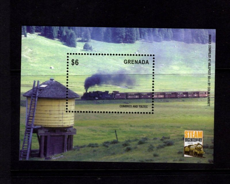 Grenada #3460 (2004 Trains sheet) VFMNH CV $4.50