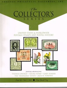 2005 Shreves Collector's Series Stamp Auction Catalogue