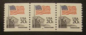 Scott 1895a, 20 cent Flag, PNC3, #4, MNH, P.O. FRESH