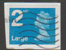 GB QE II Machin SG U2953 - 2nd brt blue -No Date - Source  B