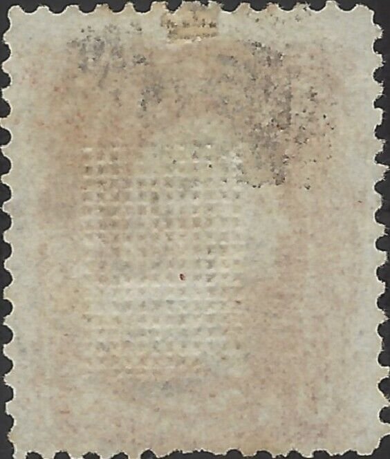 US Scott #83 Used VF 3 Cent 1867 George Washington Stamp W/Grill