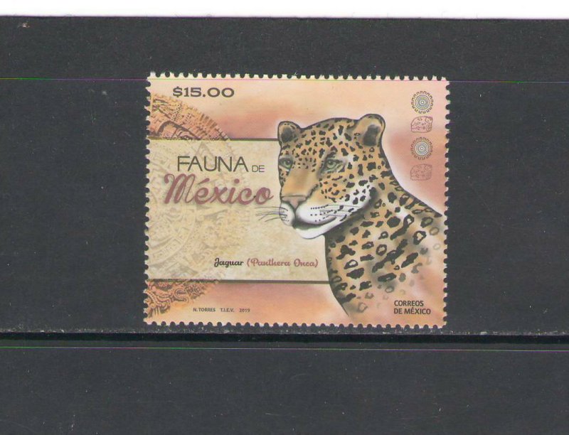 MEXICO: 2019 N I  / **Beautiful JAGUAR **/ Single /  MNH.