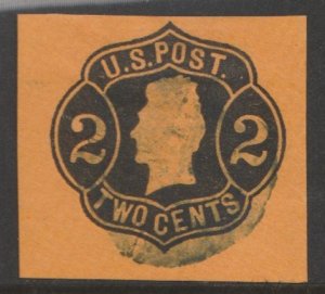 U.S. Scott #U56 Jackson - Embossed Stamp - Stationery & Wrappers - Used Single