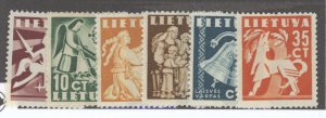 Lithuania, Sc #317-22, MNG, set