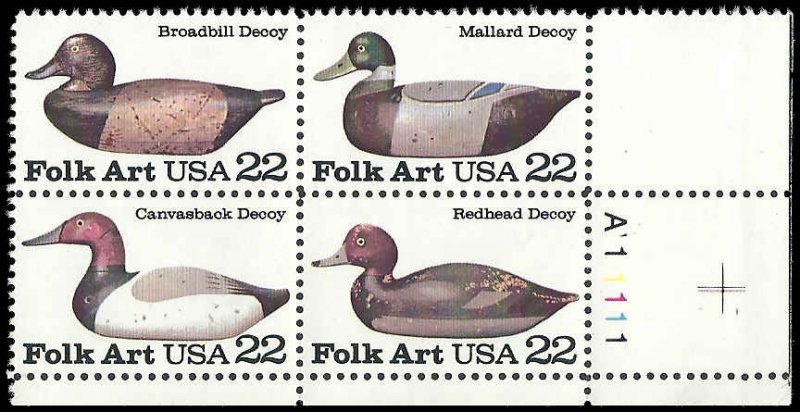 US - 2141a - Plate Block - MNH - SCV-4.00