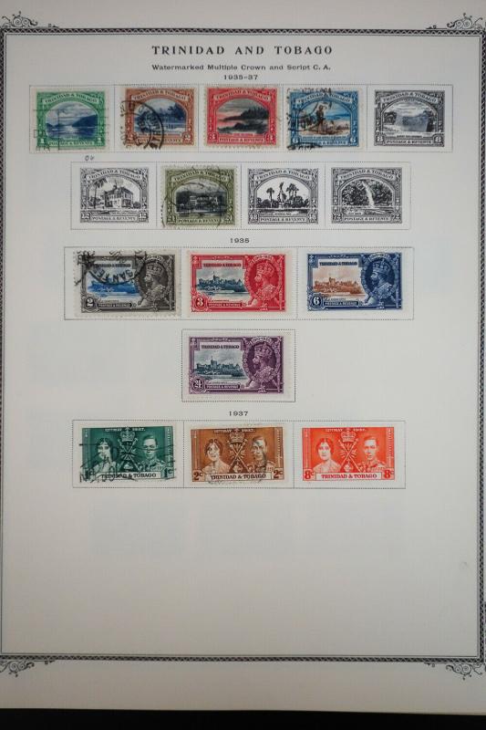 Trinidad 1900 to 1970 Stamp Collection 