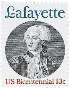 1977 Lafayette Single 13c Postage Stamp, Sc#1716, MNH, OG