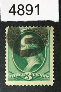 US STAMPS # 158 USED CAT. $ LOT #4891