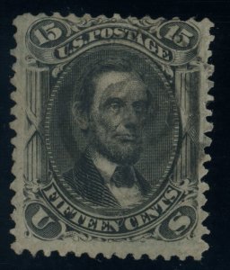 US Stamp #98 Lincoln 15c - PSE Cert - USED (See Description) 