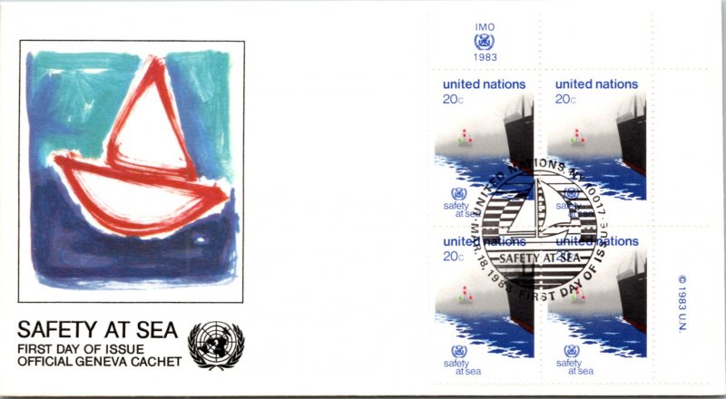 United Nations, New York, Maritime, Worldwide First Day Cover