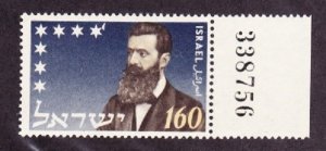 Israel #86 Theodor Zeev Herzl MNH Single