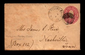1800s Potomac Postal Cars Cover - L15518