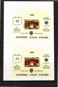 Comoros 1990 private printing cinderella