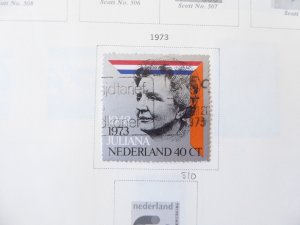 Netherlands 1872-1965 Stamp Collection on Scott International Pages