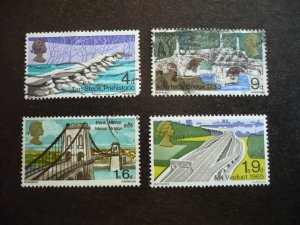 Stamps - Great Britain - Scott# 560-563 - Used Set of 4 Stamps