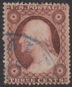 SC 26 XF-Used. Blue town cancel.