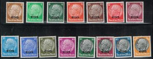 France 1940,Sc.#N27 and more MNH stamps, Overprint Hindenburg