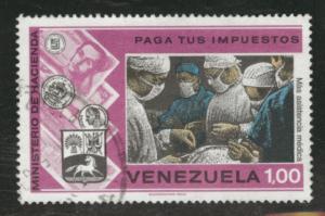 Venezuela Scott 1085 used surgery stamp 1974