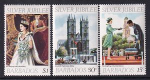 Barbados 452-454 MNH VF