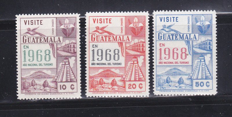 Guatemala C418-C420 Set MH Tourism