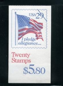 US Stamp #BK197 MNH - Unexploded Booklet w/2 #2593a Panes