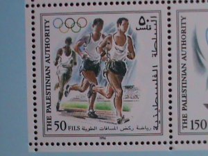 PALESTINIAN AUTHORITY-1996 SC#52a   OLYMPIC GAMES ATLANTA'96  MNH S/S VF