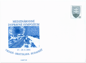 Slovakia Postal Stationery 2001 International Transport Symposium