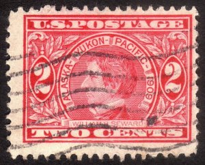 1909, US 2c, William H. Seward, Used, Sc 370