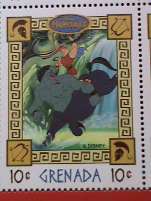 ​GRANADA- DISNEY CARTOON-HERCULES GROWS UP FULL SHEET MNH-VERY FINE